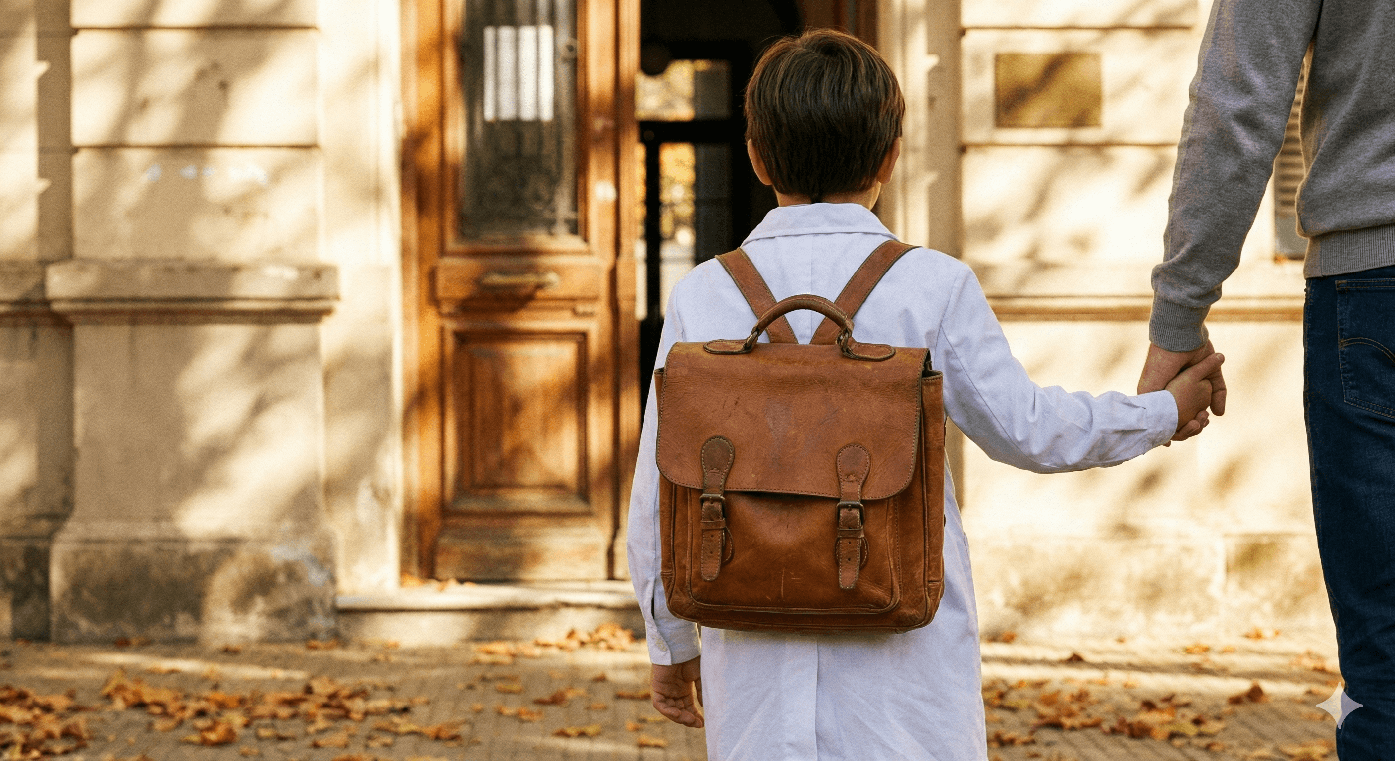 chico de guardapolvo